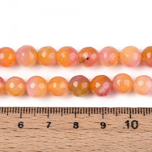 sz329 Jadeit kamień naturalny 8mm pasmo 38cm