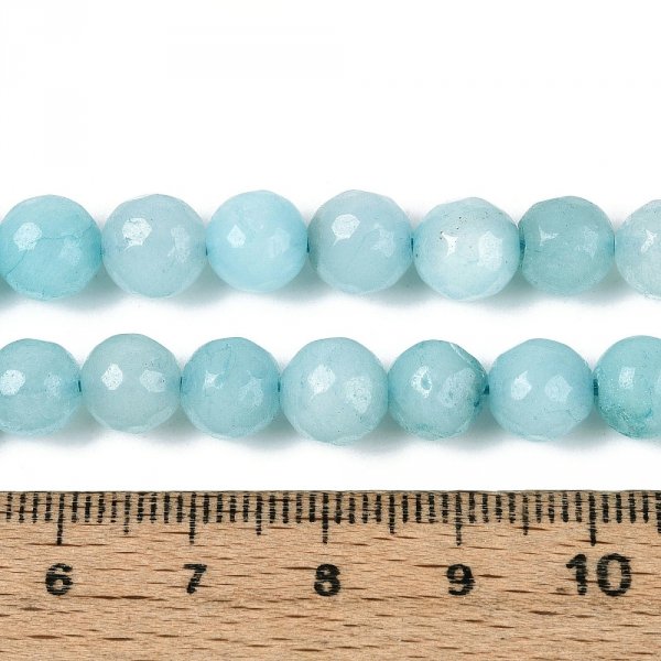 sz117 Jadeit kamień naturalny 8mm pasmo 38cm