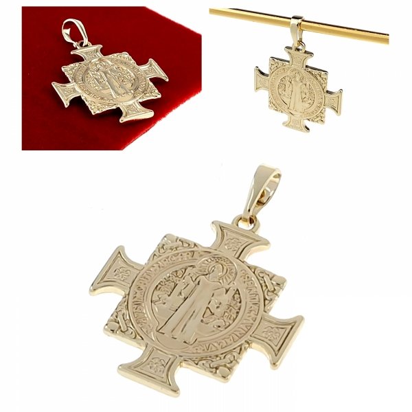 530k Złota zawieszka błyszcząca pozłacana 14k Xuping medalik