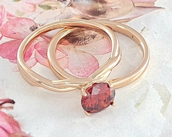 1413L Pierścionek 16,30mm złoty pozłacany 18k Xuping