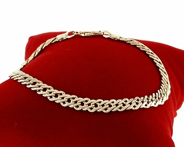 3749 Bransoletka elegancka złota 19cm pozłacana 14k Xuping