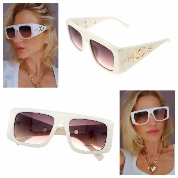 ok14 Damskie okulary przeciwsłoneczne muchy ozdobne UV400