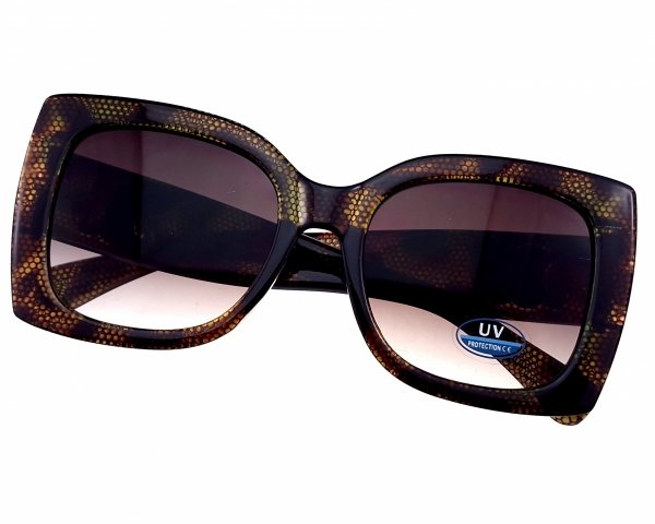 ok04 Damskie okulary przeciwsłoneczne ozdobne lato wakacje UV400