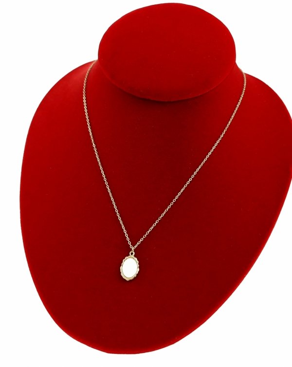 3426 Złoty łańcuszek 45+5 naszyjnik stal chirurgiczna celebrytka 