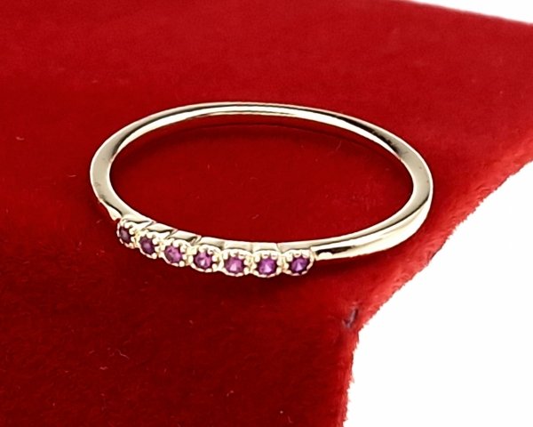 839 Pierścionek złoty zaręczynowy cyrkonie pozłacany 18k Xuping 