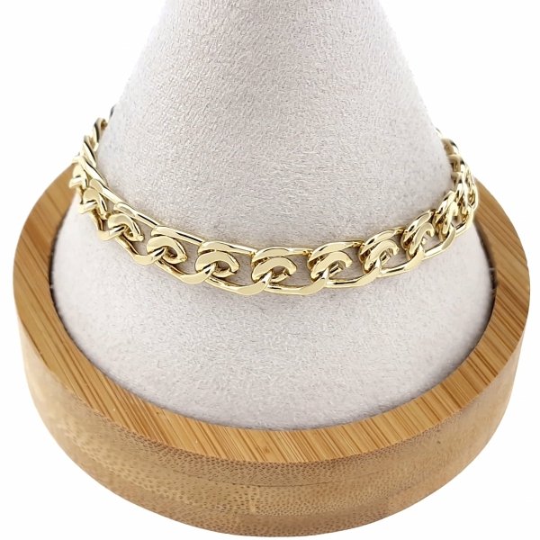 639 Bransoletka elegancka złota 20cm pozłacana 14k Xuping