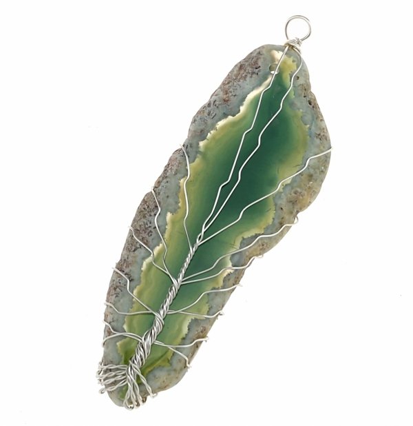 290L Zawieszka agat kamień naturalny 1 sztuka