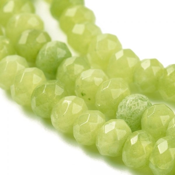 3736h Jadeit kamień naturalny 4x2-3mm pasmo 37cm