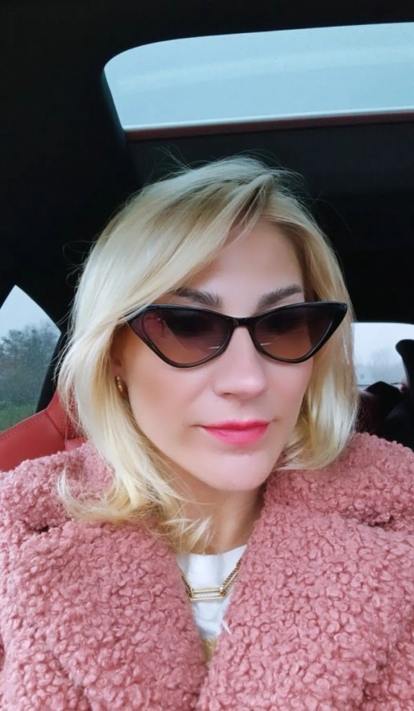 4993 Damskie okulary przeciwsłoneczne kocie ozdobne