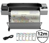 Ploter HP Designjet T1300 |  44 | ePrinter | 2 ROLKI | 12 GW | SERWIS | CR651A
