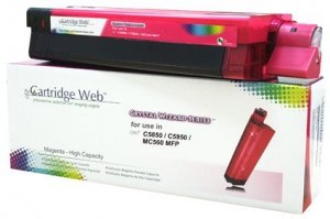 Toner Cartridge Web Magenta OKI C5850 zamiennik 43865722