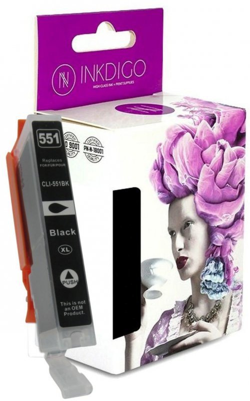 Tusz INKDIGO do CANON CLI 551 XL Black