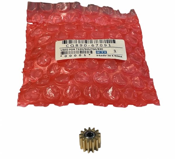Zębatka noża tnącego do HP T100 T120 T125 T130 T520 T525 T530 T630 T650 CQ890-67091 / CQ890-67108 / GEAR_T120CUT