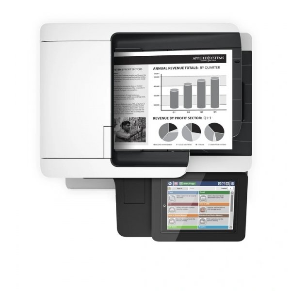 HP LaserJet Managed Flow MFP E52545c GW12 | ADF | LAN | SERWIS |  3GY20A