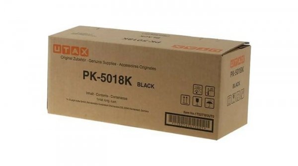 Oryginalny Toner Black UTAX PC3562 PK-5018K, PK5018K (1T02TW0UT0, 1T02TW0AT0)