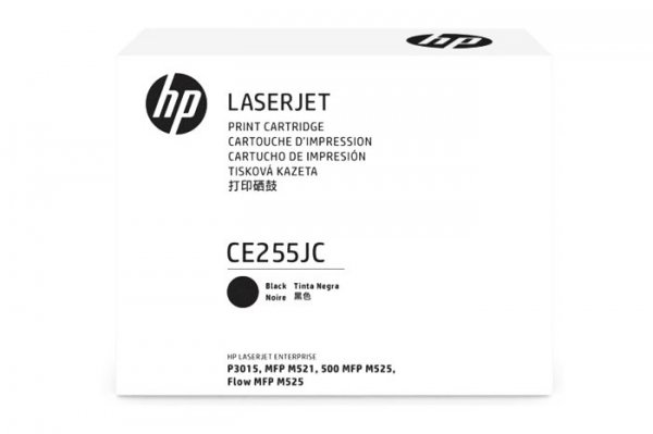 Oryginalny Toner Czarny HP LaserJet  P3015 (55JC CE255JC), kompatybilne z CE255X