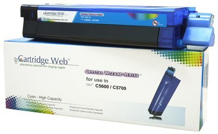 Toner Cartridge Web Cyan OKI C5600 zamiennik 43381907