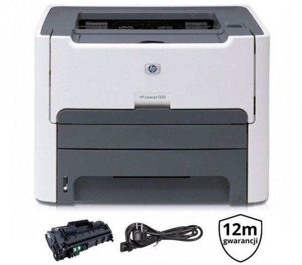 DRUKARKA HP LJ 1320n | DUPLEX | LAN | GW12 | SERWIS | TONER Q5928A