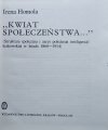  Irena Homola • Kwiat społeczeństwa... (Struktura społeczna i zarys położenia inteligencji krakowskiej w latach 1860-1914) 