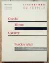 Literatura na Świecie 7-8/2016 Geothe Faust, Harold Bloom, Gavarry