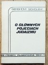 Gershom Scholem O głównych pojęciach judaizmu