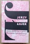 Jerzy Łojek Opinia publiczna a geneza Powstania Listopadowego