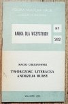 Maciej Chrzanowski Twórczość literacka Andrzeja Bursy / dedykacja autorska