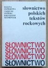 Słownictwo polskich tekstów rockowych