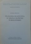 Barbara Brzuska • Filozofia klasyczna w Szkole Głównej Warszawskiej