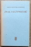 Hanna Buczyńska-Garewicz Znak i oczywistość