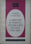 Maria Jasińska • Narrator w powieści przedromantycznej 1776-1831
