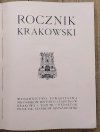 Rocznik Krakowski tom XII 1909