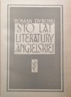 Roman Dyboski • Sto lat literatury angielskiej