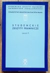 Studenckie Zeszyty Prawnicze zeszyt 5