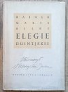 Rainer Maria Rilke Elegie duinejskie