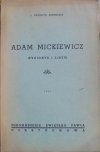 o. Augustyn Jędrzejczyk • Adam Mickiewicz (życiorys i listy)