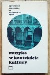 Muzyka w kontekście kultury