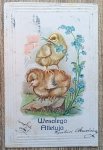 pocztówka Wesołego Alleluja ok. 1905 roku
