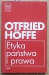 Otfried Hoffe • Etyka państwa i prawa