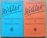 Grzegorz Leopold Seidler • Z zagadnień filozofii prawa. Prawo i idee. Prawo i polityka