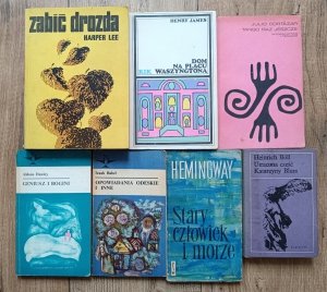 Klasyka literatury: zestaw 7 książek [Babel, Boll, Cortazar, Hemingway, Huxley, Henry James, Harper Lee]