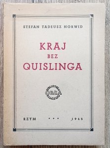 Stefan Tadeusz Norwid • Kraj bez Quislinga
