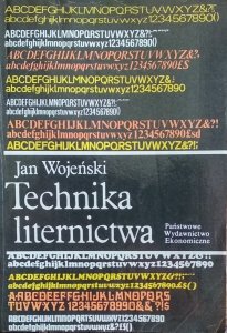  Jan Wojeński • Technika liternictwa