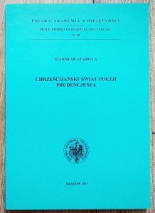 Stanisław Stabryła • Chrześcijański świat poezji Prudencjusza