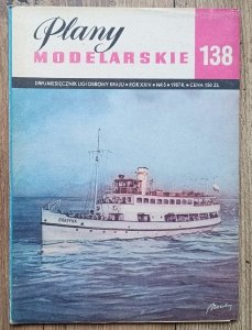 Plany modelarskie 138 5/1987 / Statek pasażerski Grażyna / Tartana z 1870 roku