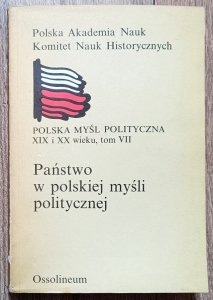 Państwo w polskiej myśli politycznej