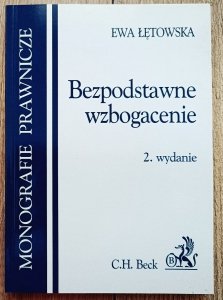 Ewa Łętowska • Bezpodstawne wzbogacenie