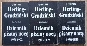 Gustaw Herling-Grudziński • Dziennik pisany nocą 1971-1972, 1973-1979, 1980-1983