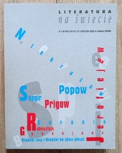 Literatura na Świecie 7-8/1994 (276-277) / Brodski, Jerofiejew, Prigow