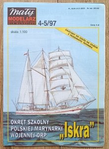 Mały Modelarz 4-5/1997 / Okręt szkolny Polskiej Marynarki Wojennej ORP 'Iskra'